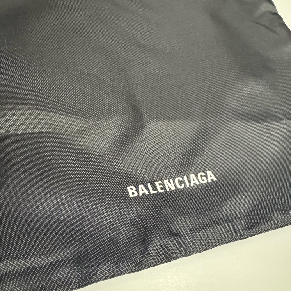 Balenciaga Black Nylon Drawstring Backpack - Picture 2 of 8